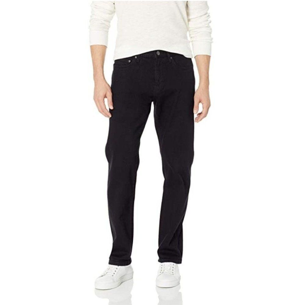 Goodthreads Men's Straight-fit Selvedge Jean Black